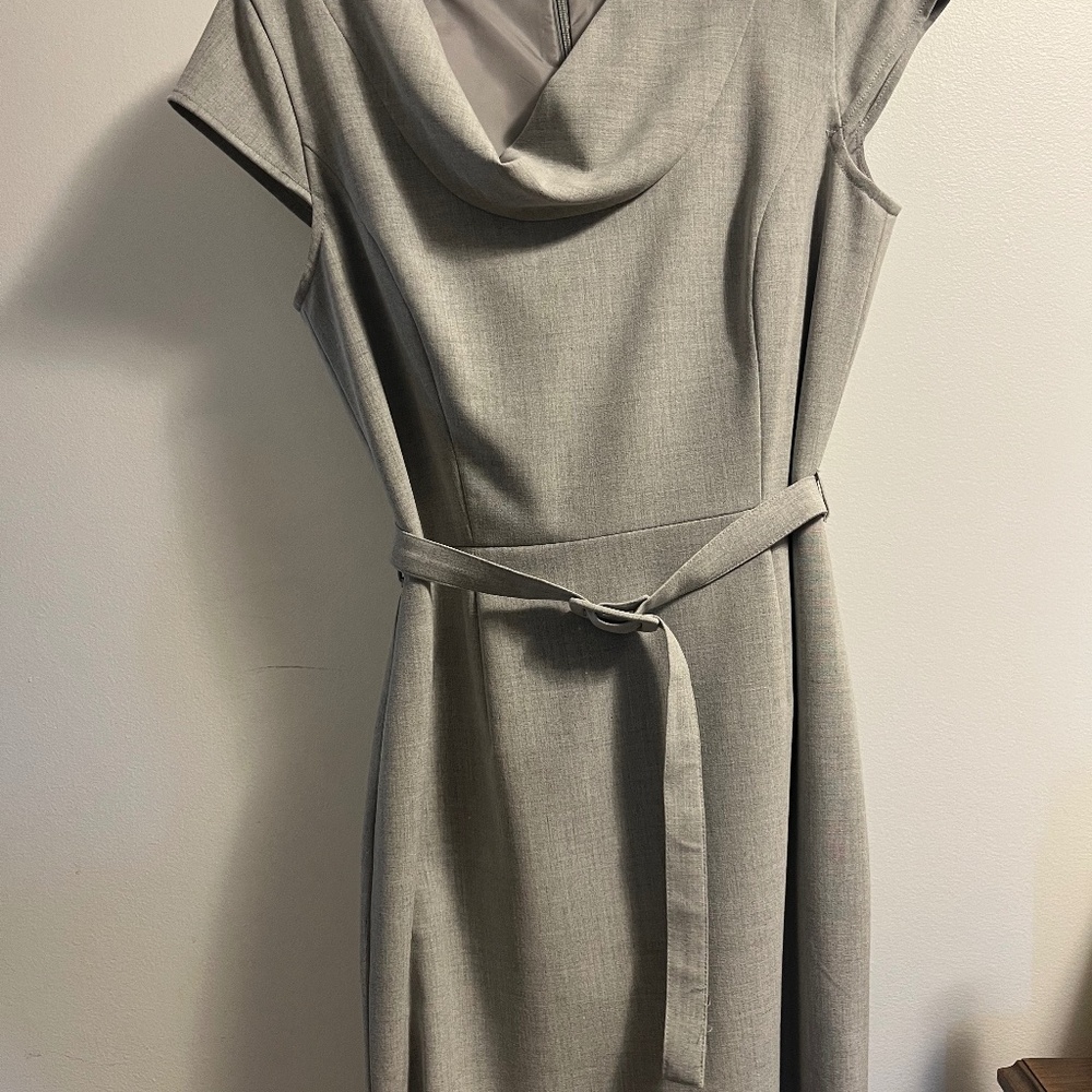 Soft gray Calvin Klein dress